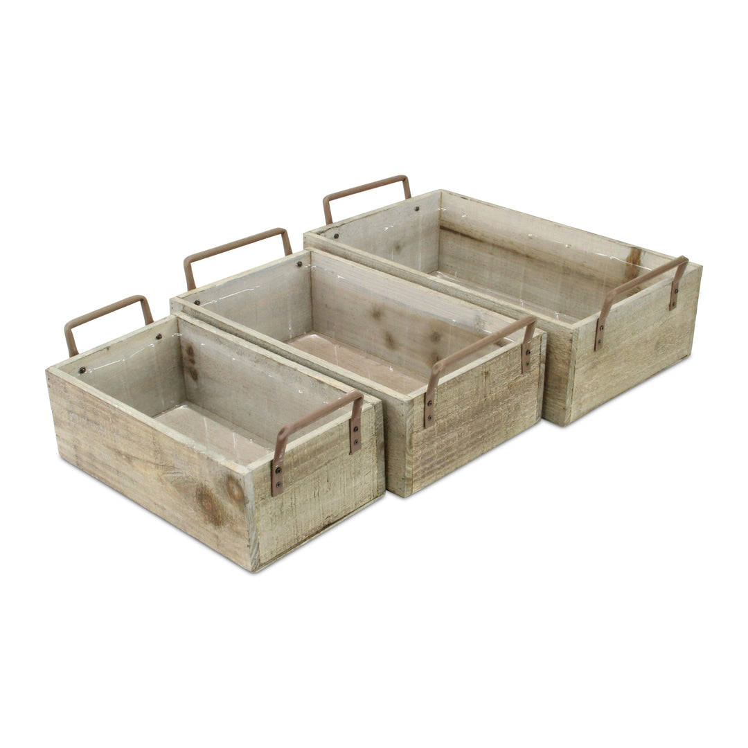 5274-3LG - Zada Brown Crates
