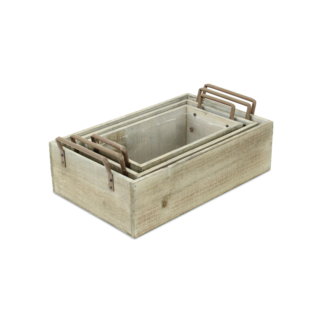 5274-3LG - Zada Brown Crates
