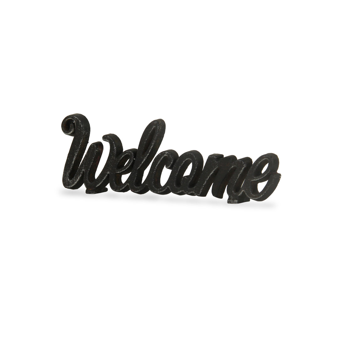 5333 - Ingrid "Welcome" Cast Iron Décor