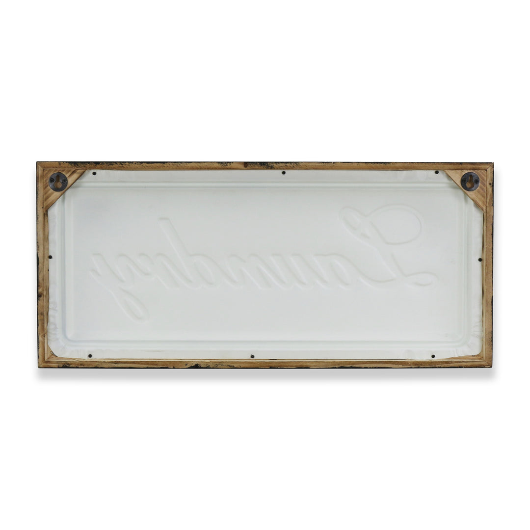 5489BK - Colista Laundry Wall Sign