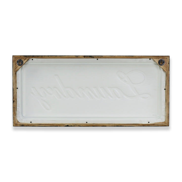 5489BK - Colista Laundry Wall Sign