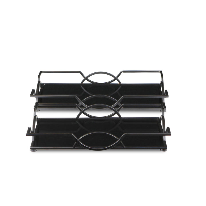 5639-2 - Gelven Black Mirror Trays