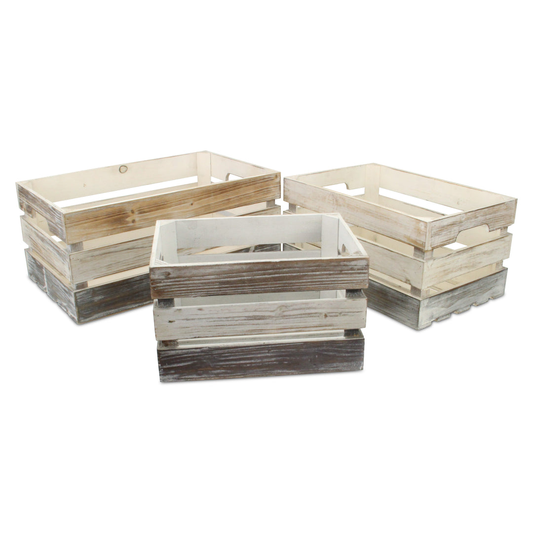 FP-3245-3A - Feliciana Slatted Crates
