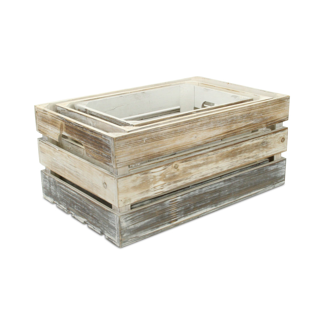 FP-3245-3A - Feliciana Slatted Crates