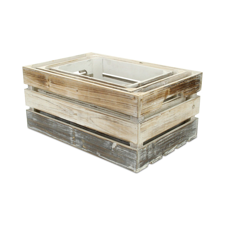 FP-3245-3A - Feliciana Slatted Crates