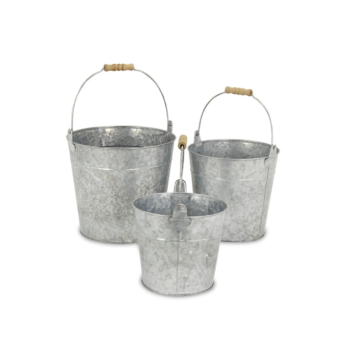 FP-3743-3 - Pina Galvanized Buckets