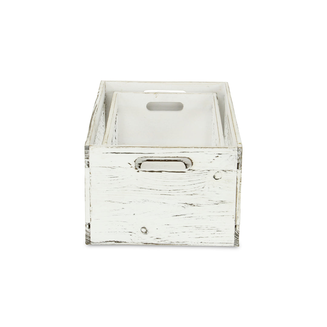 FP-3889-2W - Lyron Wood & Wire Crates